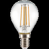 Лампа шар G45 E14 6W 2700K 2K прозр. 78x45 филамент Ecola 