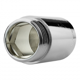 Удлинитель 1"х 50 мм Вн-Нр (ХРОМ) V&G-210131