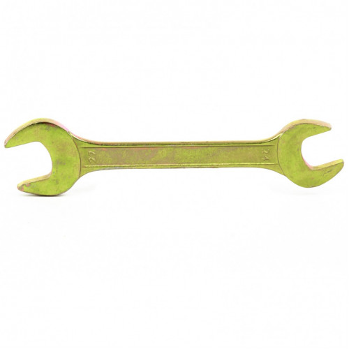 Ключ рожковый 24х27мм желтый цинк Сибртех