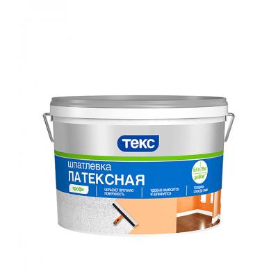 ТЕКС Шпаклевка латексная финишная класс ПРОФИ (5кг)