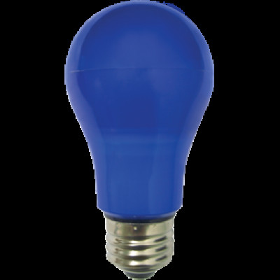 Лампа диодная A55 8Вт Е27 Ecola 360° синий 