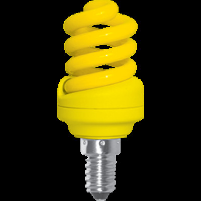 Лампа клл Spiral 12Вт Е14 Ecola жёлтый (100)