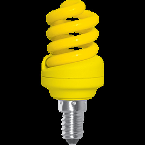 Лампа клл Spiral 12Вт Е14 Ecola жёлтый (100)