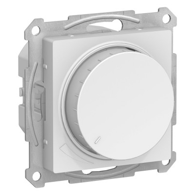 AtlasDesign Светорегулятор (диммер) поворотно-нажимной, 315Вт, мех. белый ATN000134