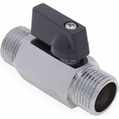 Кран шаровой "МИНИ" 1/2 НР-НР ГЛЯНЕЦ AQUALINK арт.01487