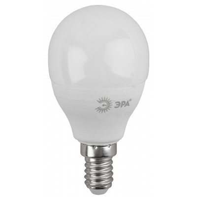 Лампа светодиод.шар P45 E14 8W((640lm) 6500K P45-8W-865-E14 ЭРА ECO