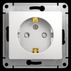 Schneider GLOSSA мех. роз. СУ 1 мест. бел. (пл.осн., земля, штор.) GSL000145 (20!)