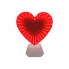 Apeyron/OGM св-к св/д ночник зеркальный Сердце красный 3хR6 пластик 160х72х190 NL-06