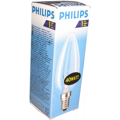 Лампа накаливания Philips Е14 40 W