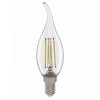 Лампа филамент свеча на ветру 12Вт Е14 4500К 930Лм General (10/100)