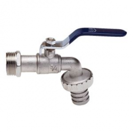Кран шаровой ВОДОРАЗБОРНЫЙ AQUALINK ECO 1/2" НР рычаг арт.03965