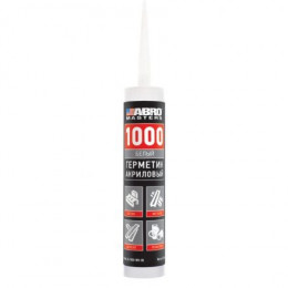 ABRO.Герметик акриловый 1000 ABRO MASTERS (белый) 310 мл AS-1000-WH-RE