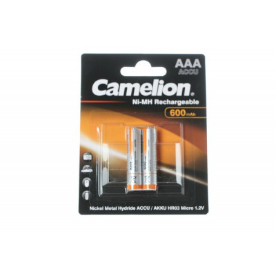 Аккумулятор NiMh R 3 600мАч Camelion 2xBL (24/480)
