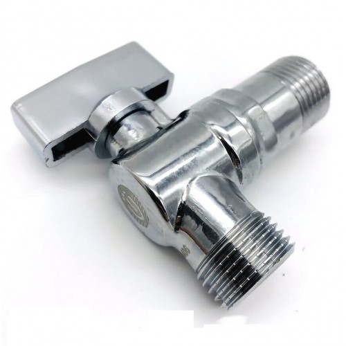 Кран шаровой угловой для приборов НИКЕЛЬ 1/2"*1/2" BL5811A TIM