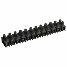 Колодка клеммная  10А 1.5-6мм² черный TDM ЗВИ-10 (10)