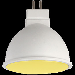 Ecola MR16 GU5.3 220V 7W Желтый матов.  47x50 M2TY70ELC