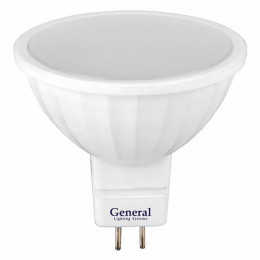 Лампа диодная MR16 GU5.3 12В 10Вт 4500К 650Лм General (10)