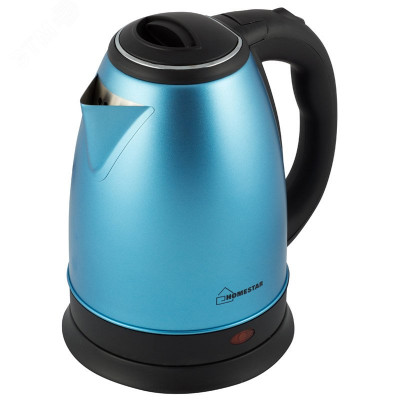 Чайник электр. HomeStar HS-1010 Синий (диск, 1,8л) 1,5кВт, нерж.сталь 3631