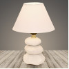 Настольная лампа 18301 WT белый/белый абажур h260 1х60W E27, DIY22