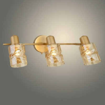 Спот 211204/3 MFG матовое золото 3х60W E14 h210, XLD22