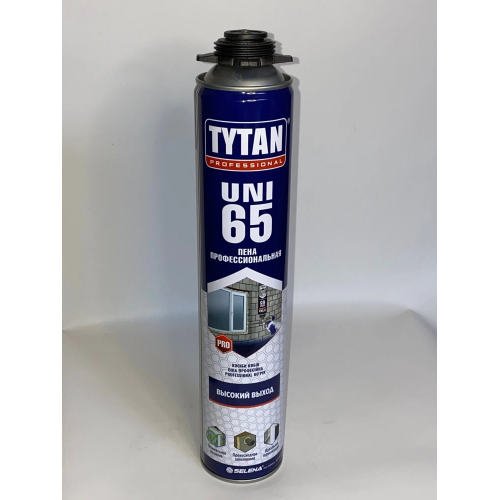 Tytan (Титан) Professional 65 Пена монтаж.(п/пистолет) зимняя 750мл (-20C) арт.16975,1080гр (582798)