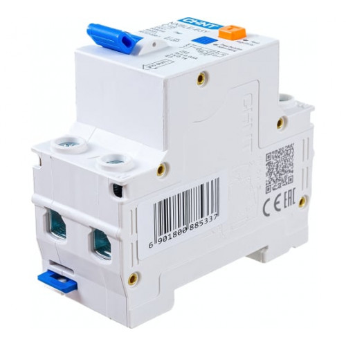 CHINT Диф. автомат NXBLE-63Y 1P+N 40А 30mA электронный тип AС, х-ка С, 4.5kA