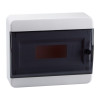 OptiBox P-BNK-2-12-IP41: компактный пластиковый корпус с 12 модульными местами и прозрачной черной дверью для защиты вашего оборудования