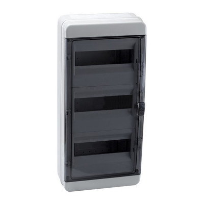 КЭАЗ Корпус пластиковый Навесной OptiBox P-UNK-1-06-IP41 Прозрачная черная дверь279160К