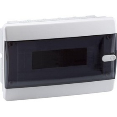 КЭАЗ Корпус пластиковый Встраиваемый OptiBox P-CVK-1-12-IP41 Прозрачная черная дверь145780К