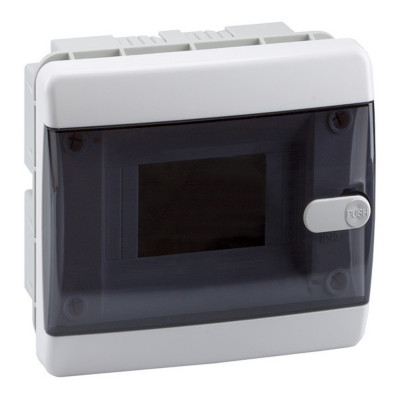 КЭАЗ Корпус пластиковый Встраиваемый OptiBox P-CVK-1-06-IP41 Прозрачная черная дверь145778К