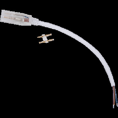 Кабель питания 220V 12x7 150мм с муфтой и разъем. IP68 SCJN12ESB Ecola