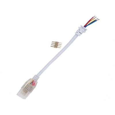 Кабель питания 220V 14x7 150мм с муфтой и разъем. IP68 SCJN14ESB Ecola