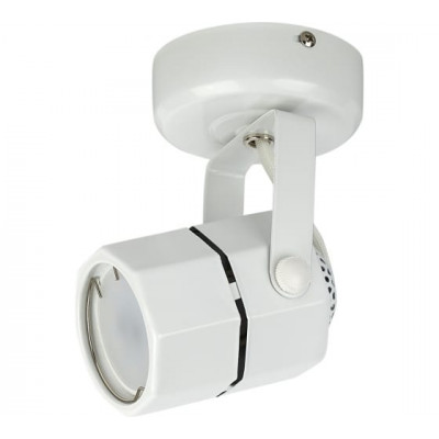 ЭРА св-к накл. спот GU10 MAX50W 220V D60х95х120мм белый OL2 WH 0952