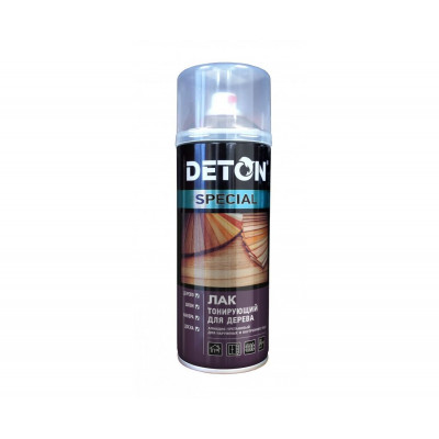 DETON Special Лак аэрозоль 520мл тонирующий защитный д/дерева ОРЕХ арт.DTN-A07306