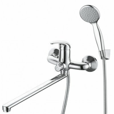 Смеситель для ванны GROSS AQUA 7250520C-35F Flat с длинным изливом