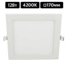 Светодиодный встраиваемый светильник Ecola 12W 4200K Квадрат 170x20 мм DSRV12ELC (30 штук)