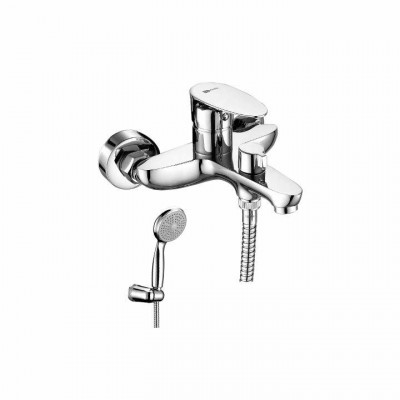 Смеситель для ванны Hepo короткий излив настенный LeMark LM0214C