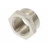 Футорка переходная никелированная AG 1/2" × 3/4" (внутренняя резьба — наружная)
