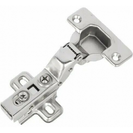 Петля 4-шарнирная `SANBERG` полунакл с доводч 3D Clip-On (ник) EPX35CO110HO регулировка в 3 плоскостях (10702070/090622/3173905, КИТАЙ)