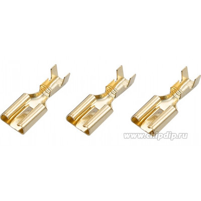 REXANT наконечник клемма неизол. гнездо 7,5мм РП-м 2,5-(6,3) 1-2,5мм2