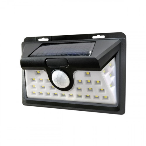 Smartbuy фонарь-прожектор SBF-63-MS кемпинг. солн. батарея 6W COB 3xR03 датч. движ.