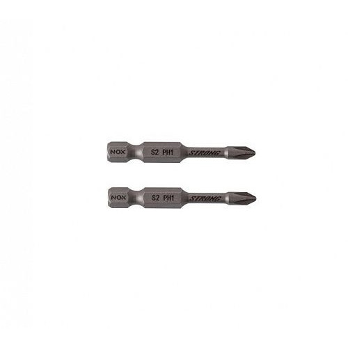 Бита torsion Ph1-50 E6.3, 2 шт карта STRONG