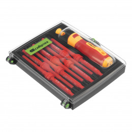 Отвертка диэлектр. до 1000 В, 9 пред. 7 жал, PH + SL + Torx + SP + TW, CrV, 2к рукоятка// Сибртех
