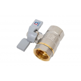 Кран шаровый для воды 1/2" г/г рычаг CTM СТАНДАРТ CWFFH012