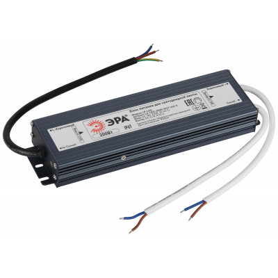 ЭРА драйвер (блок питания) для св/д лент LP-LED 24V 200W IP20 224х69х40 slim 61132