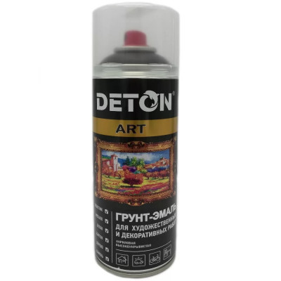 DETON Special Грунт-эмаль аэрозоль 520мл молотковая СЕРЫЙ арт.DTN-A70704