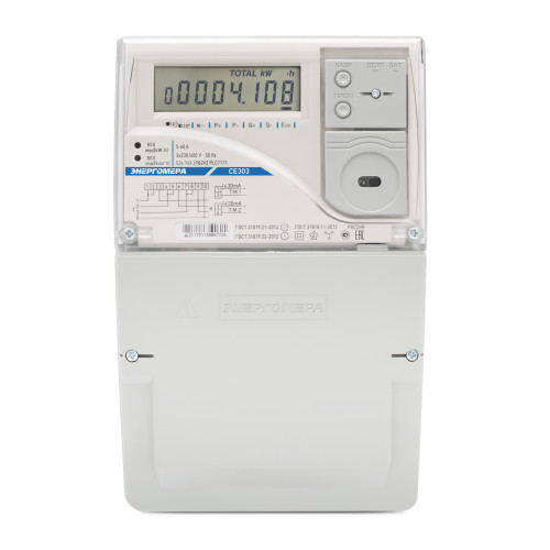 Счетчик электроэнергии CE303 S31 746-JAVZ трехфазный многотарифный 5(100) класс точности 1.0/1.0 Щ 