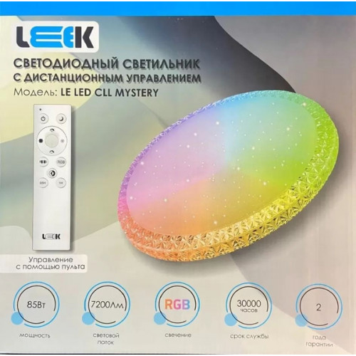 Светильник диод LEEK CLL  85Вт Mystery RGB 570х81мм 3000-6500К IP20 7200Лм пульт (5) CN