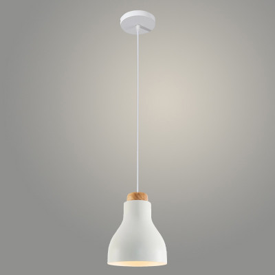 Подвес 2039/1HQ WT белый 1х60W E27 d100 h350, TXN23