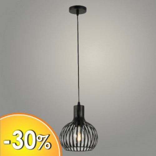 Подвес 74651/1HQ BK черный 1х40W E27 d200 h800, GNV23